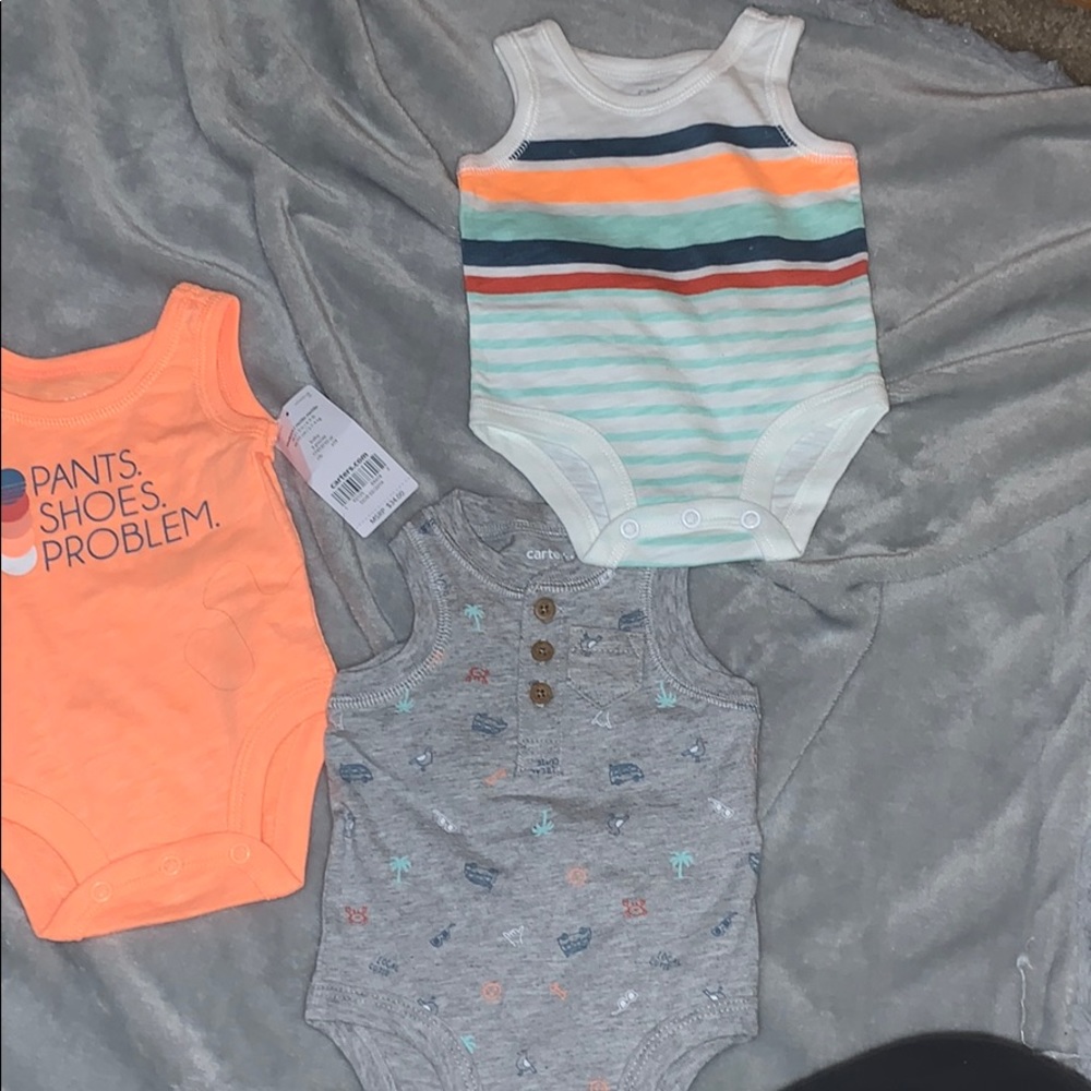 3 tang top onesies